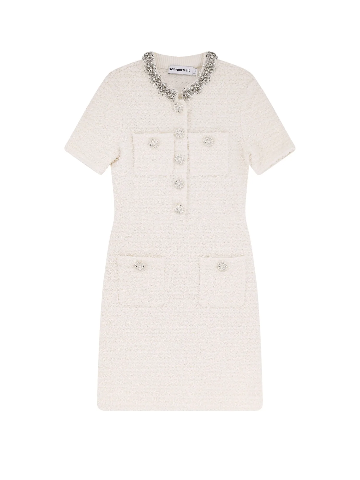 Dress With Jewel Buttons sold by Wanan Luxury