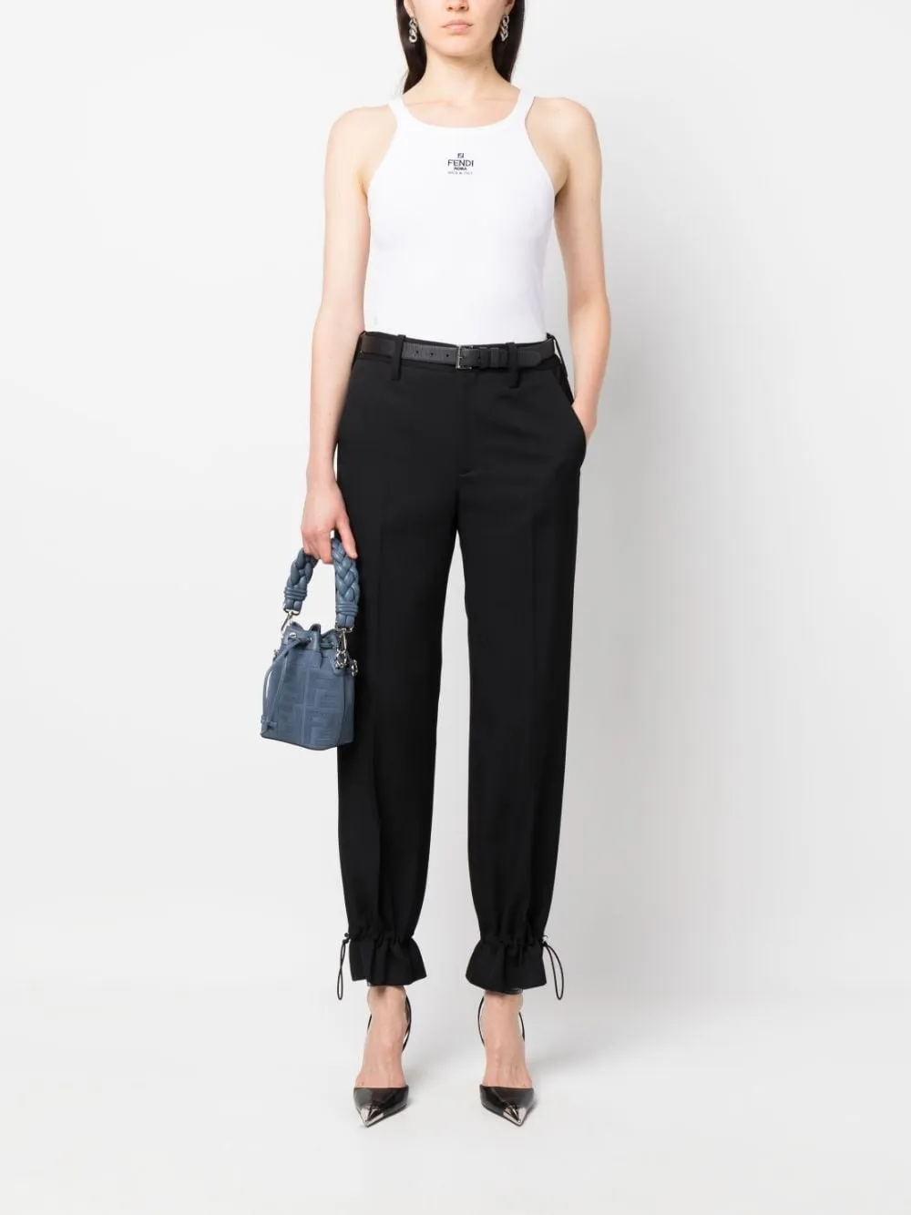 Logo Cotton Tank Top sold by Wanan Luxury product image thumbnail 2