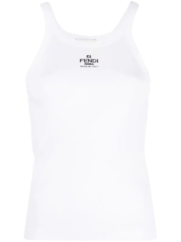 Logo Cotton Tank Top sold by Wanan Luxury