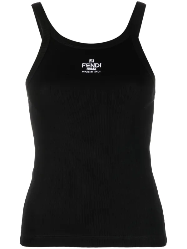 Logo Cotton Tank Top sold by Wanan Luxury