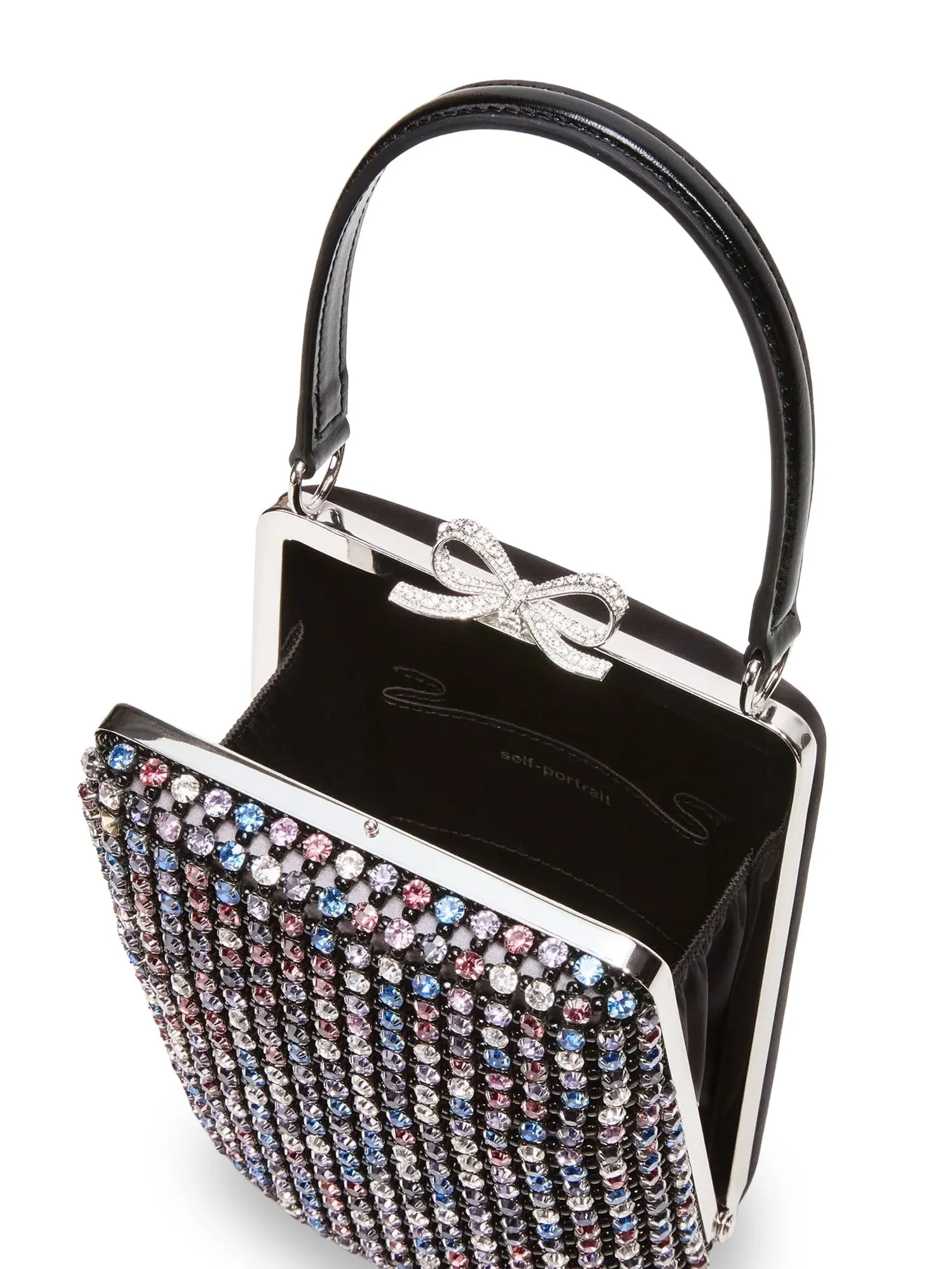 Leather Crossbody Bag With All-Over Crystals sold by Wanan Luxury product image thumbnail 4