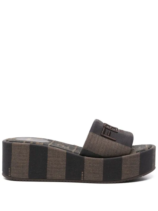 Sunshine Flatform Sandals made by Fendi