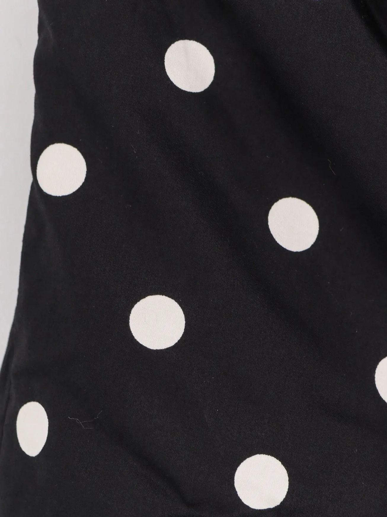 Polka-Dots Cotton Mini Dress sold by Wanan Luxury product image thumbnail 3