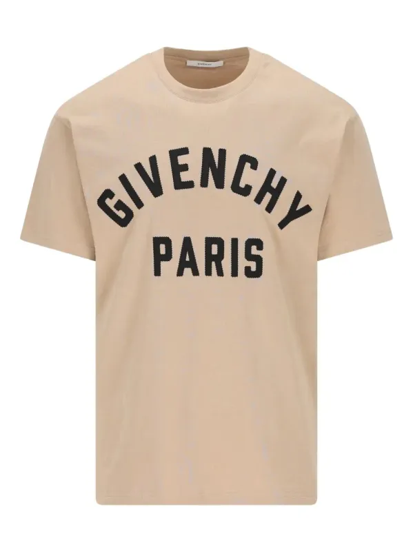Givenchy Paris Embroidery Cotton T-Shirt sold by Wanan Luxury