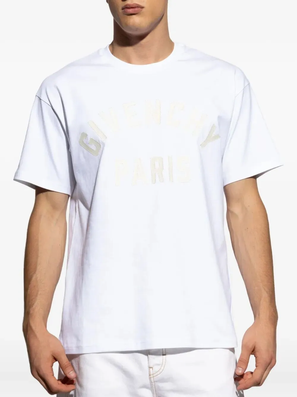 Givenchy Paris Embroidery Cotton T-Shirt sold by Wanan Luxury product image thumbnail 3