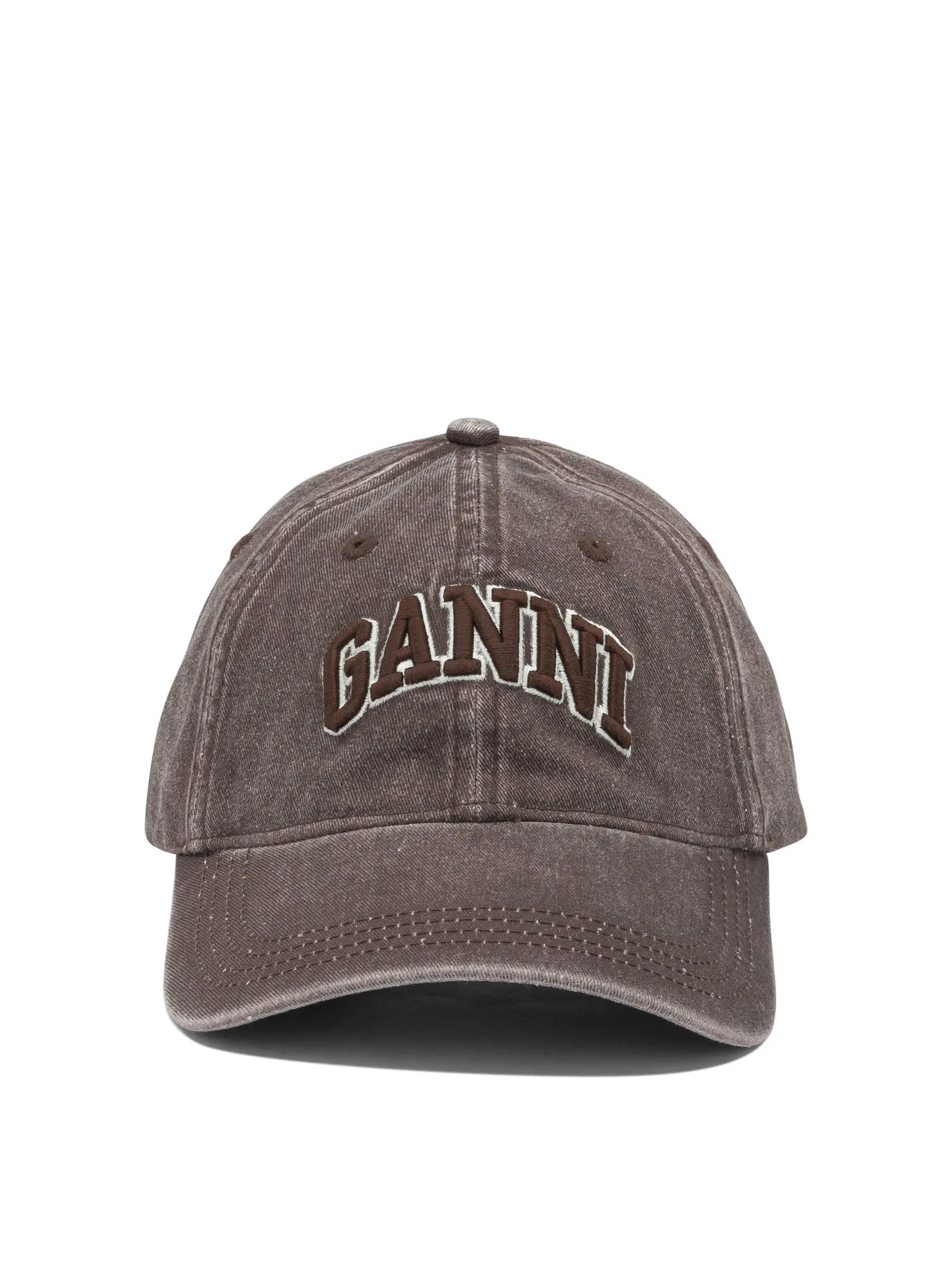Washed Effect Baseball Cap Hats Brown sold by Wanan Luxury