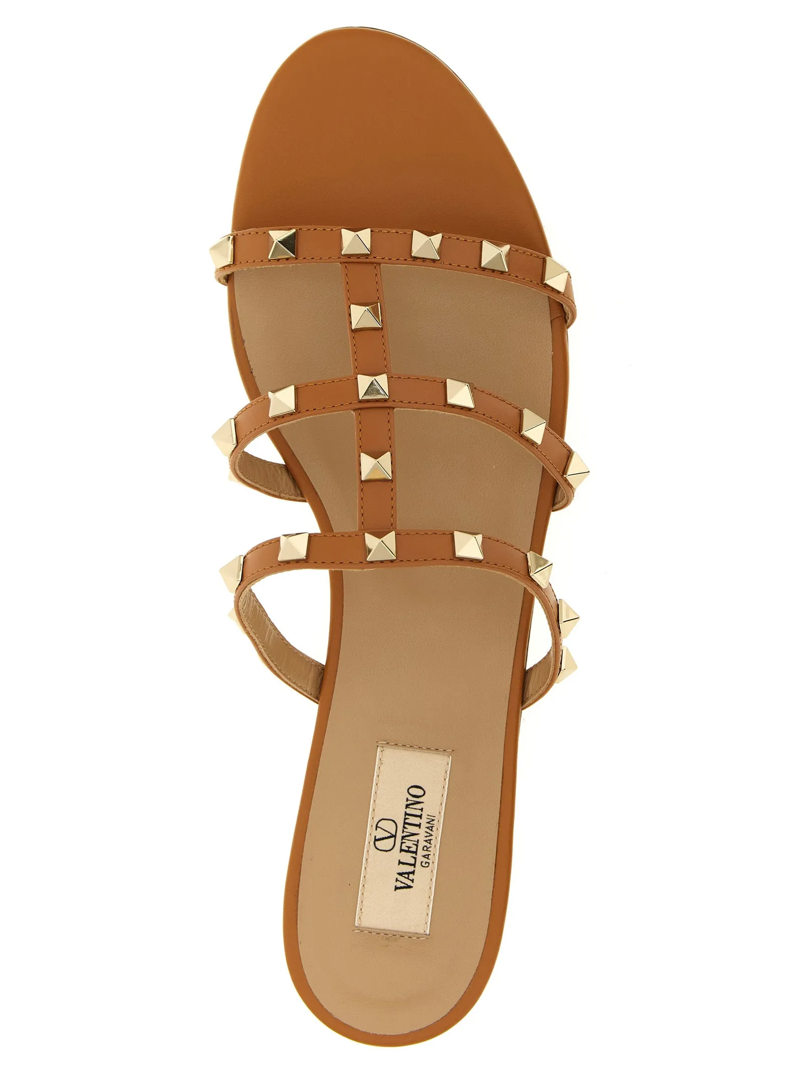 Rockstud Sandals Beige sold by Wanan Luxury product image thumbnail 4