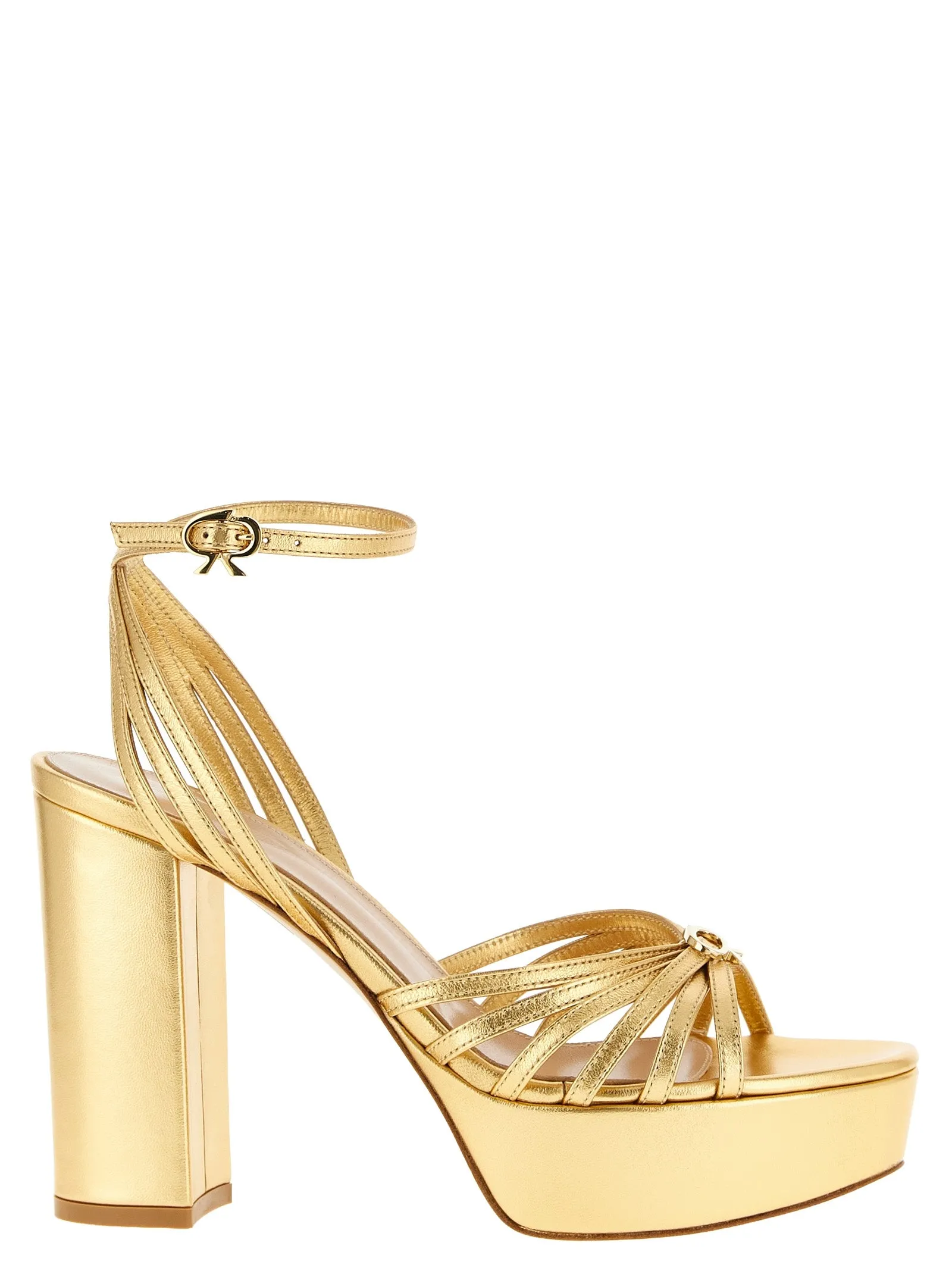 Rita Sandals Gold sold by Wanan Luxury