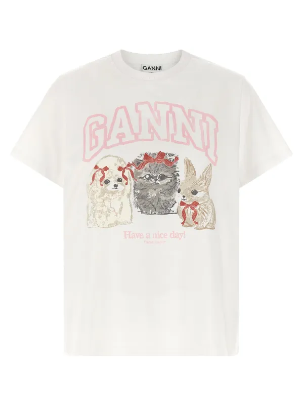 Printed T-Shirt White sold by Wanan Luxury