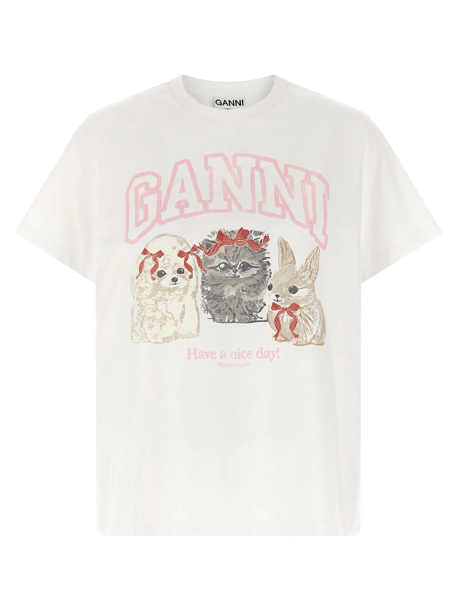 Printed T-Shirt White sold by Wanan Luxury