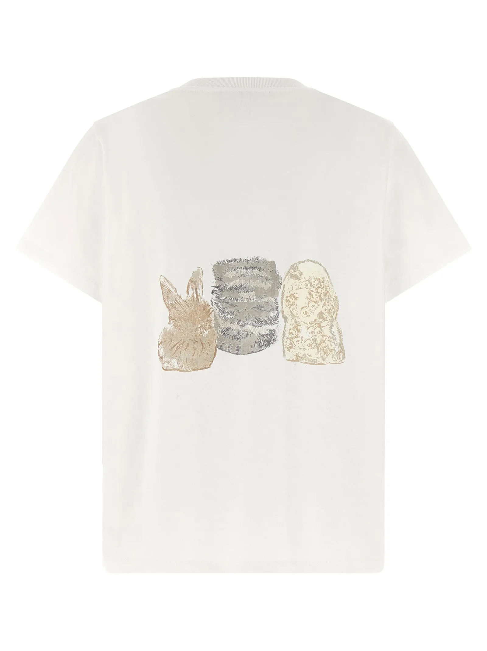 Printed T-Shirt White sold by Wanan Luxury product image thumbnail 2