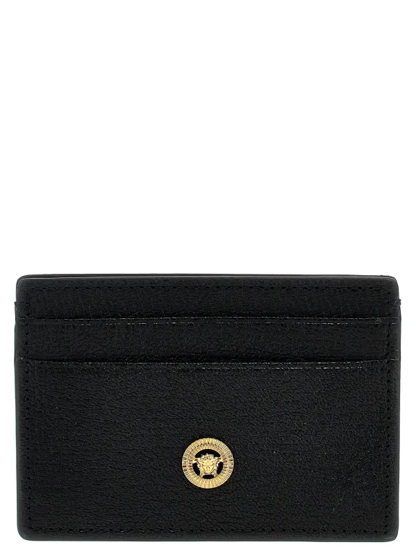 Medusa Biggie Wallets And Card Holders Black sold by Wanan Luxury