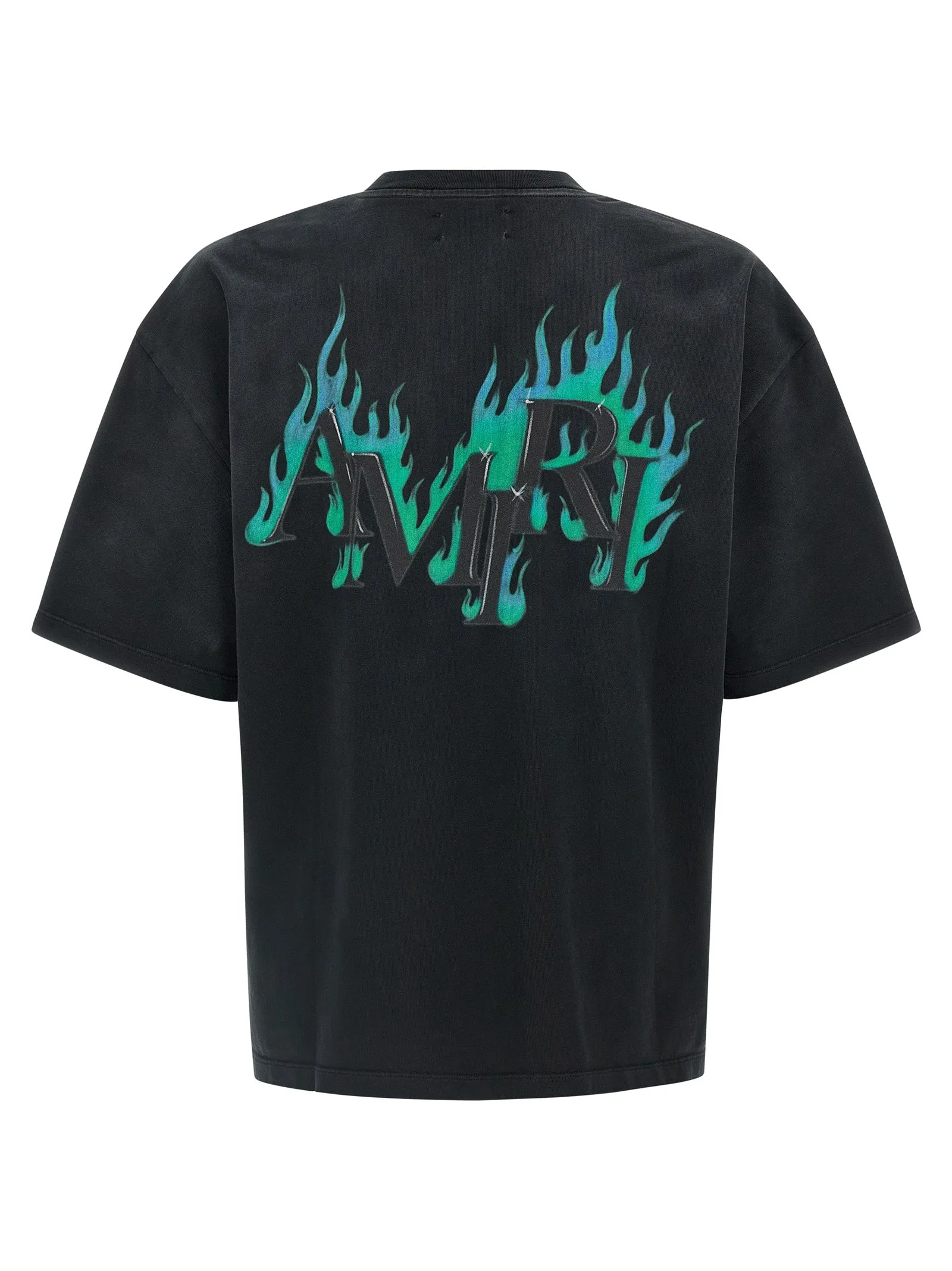Flames T-Shirt Black sold by Wanan Luxury product image thumbnail 2