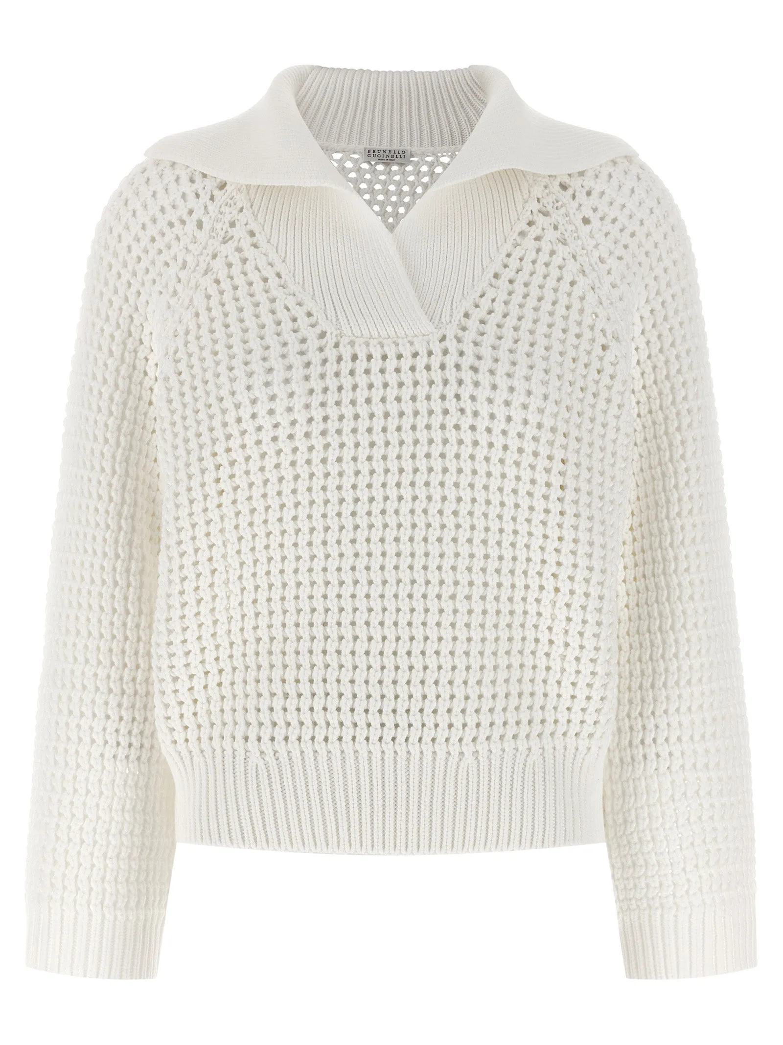 Openwork Sweater Sweaters And Cardigans Beige sold by Wanan Luxury