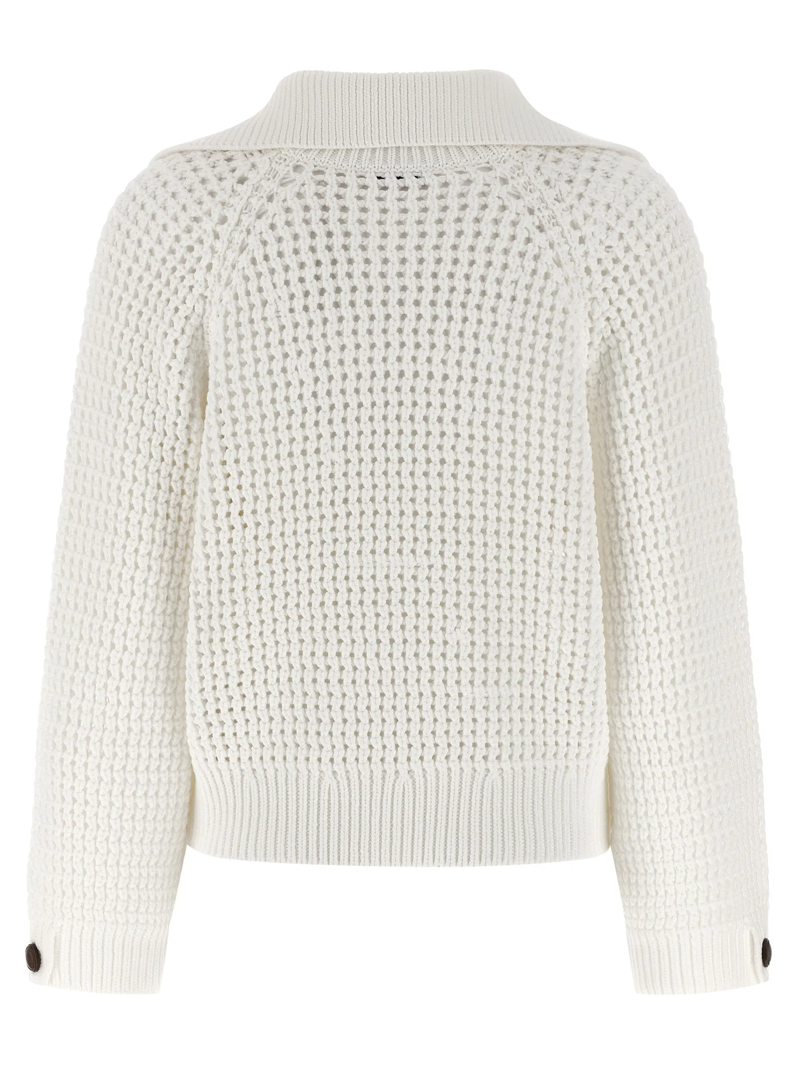 Openwork Sweater Sweaters And Cardigans Beige sold by Wanan Luxury product image thumbnail 2
