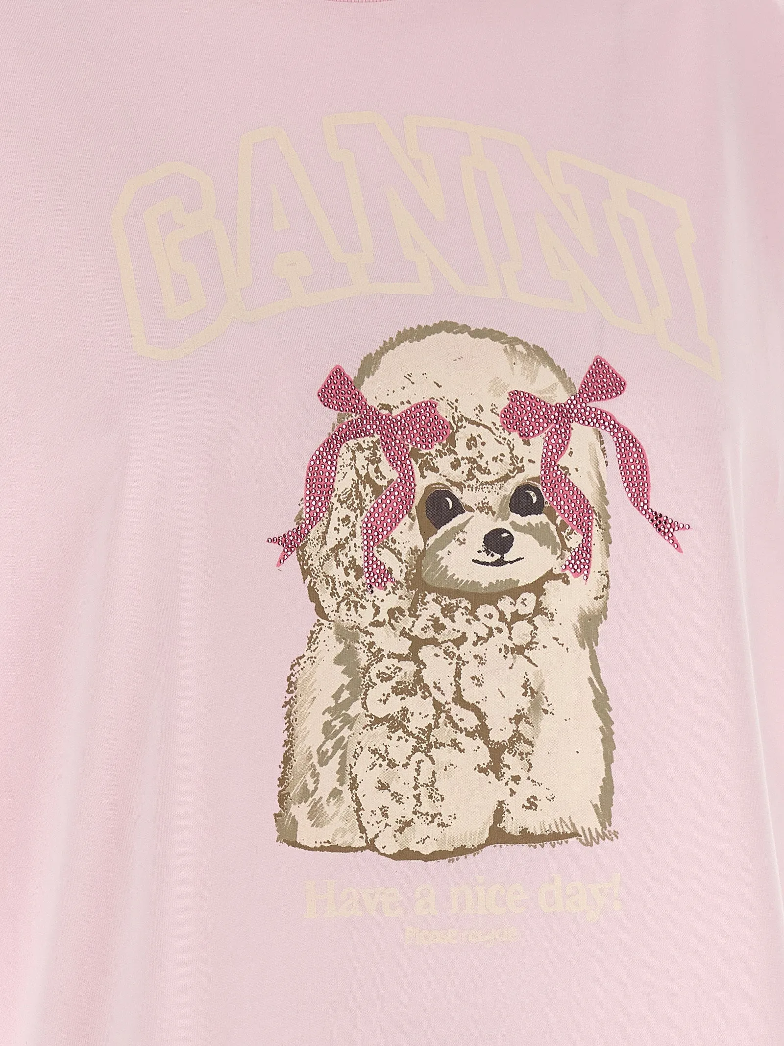 Printed T-Shirt Pink sold by Wanan Luxury product image thumbnail 4