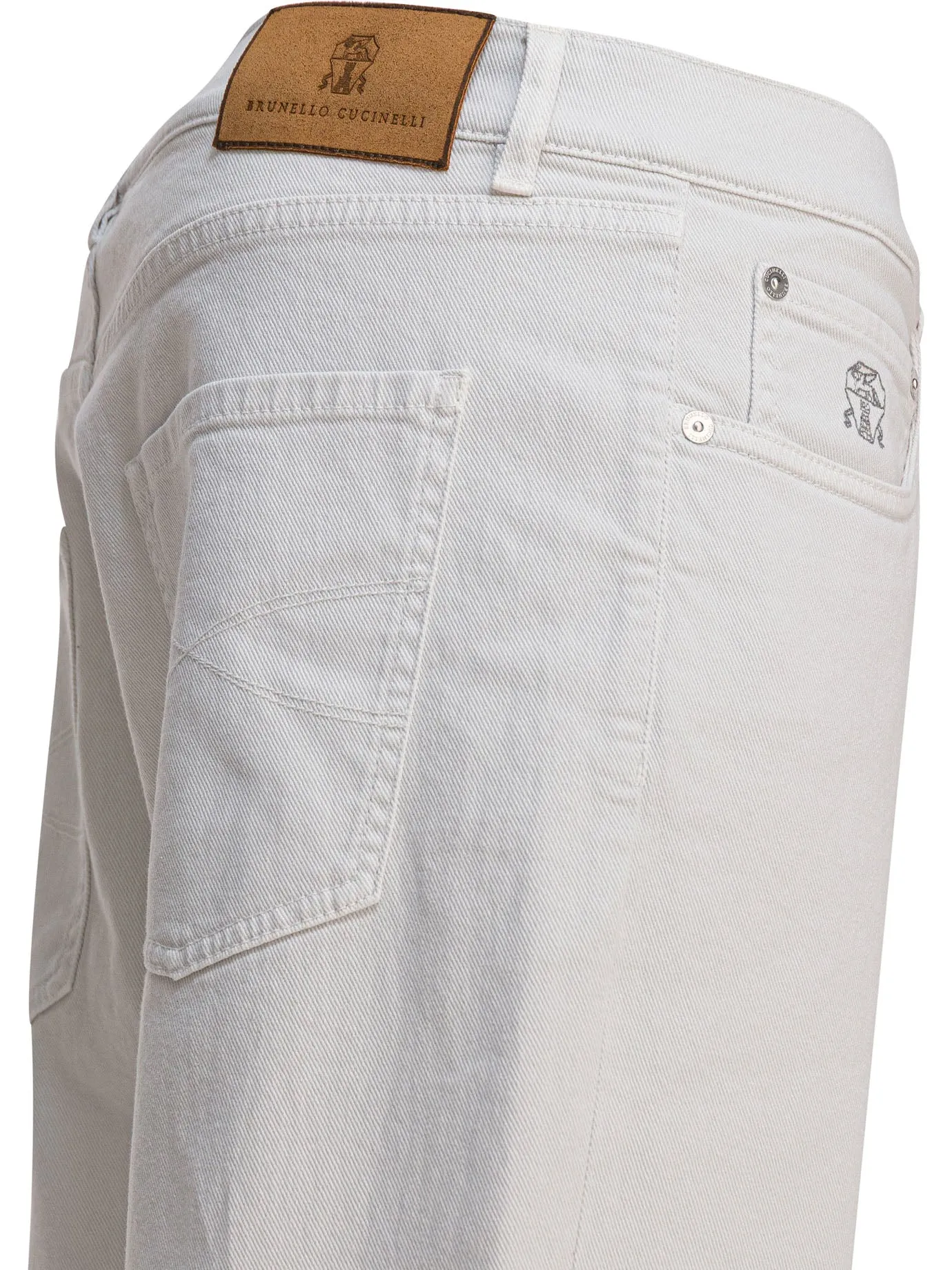 Straight-Leg Jeans White sold by Wanan Luxury product image thumbnail 4