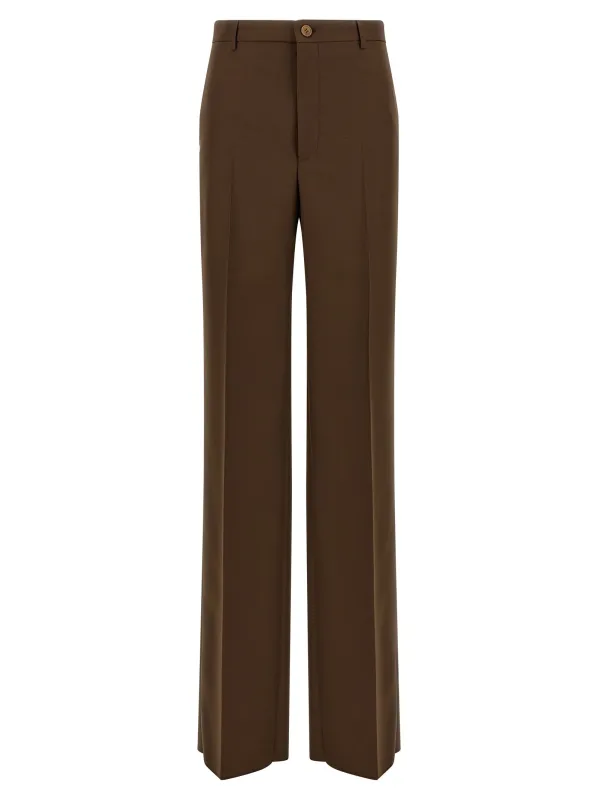Tailored Trousers Pants Brown sold by Wanan Luxury