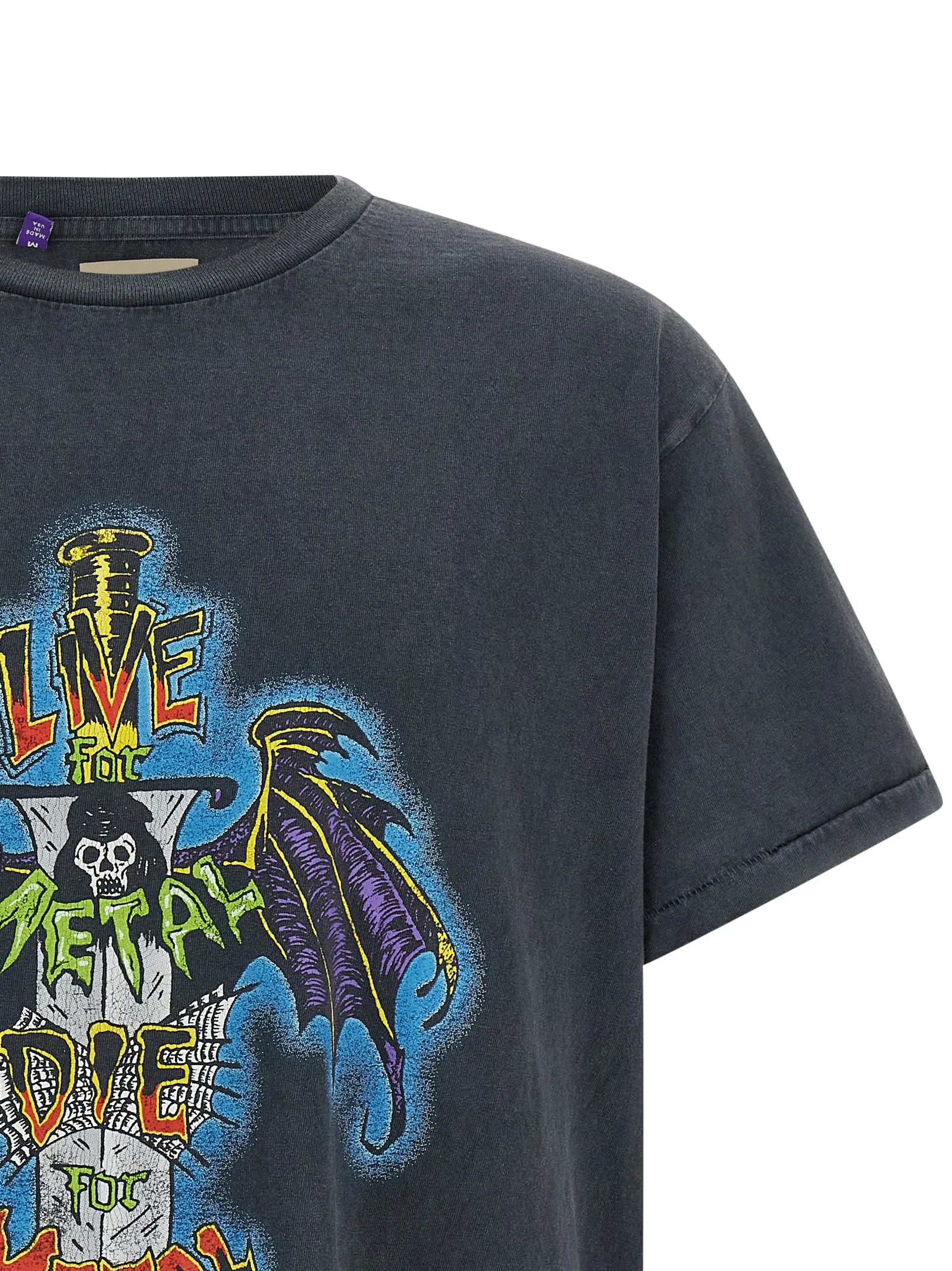 Live For Metal T-Shirt Black sold by Wanan Luxury product image thumbnail 3