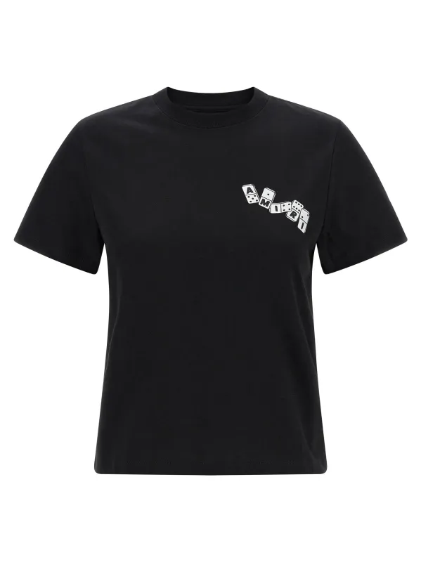 Domino Tee T-Shirt Black sold by Wanan Luxury