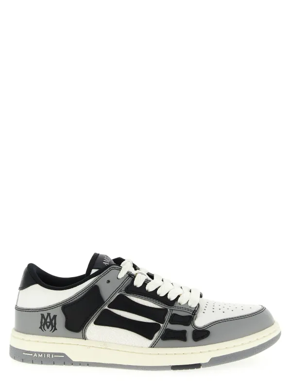 Varsity Skel Low Top Sneakers Gray made by AMIRI
