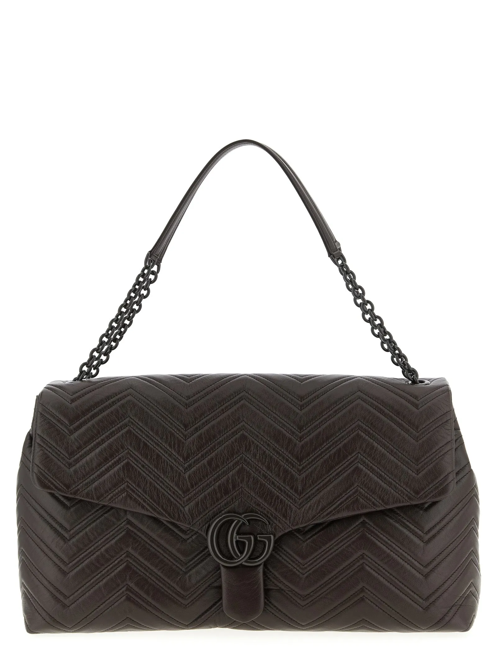 Gg Marmont Shoulder Bags Brown sold by Wanan Luxury