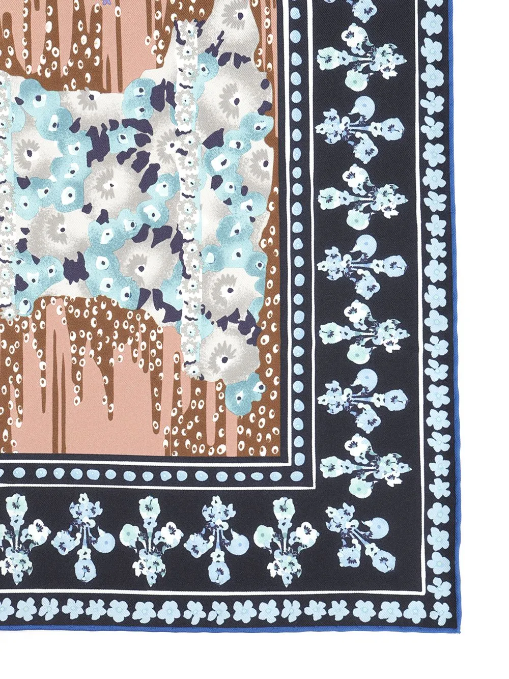 Silk Scarf Scarves And Foulards Blue sold by Wanan Luxury product image thumbnail 2