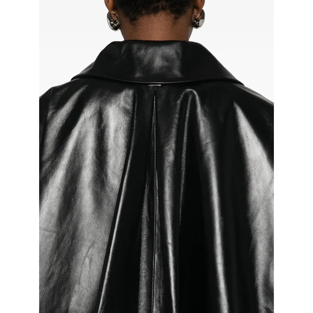 Leather Outerwears Black sold by Wanan Luxury product image thumbnail 5