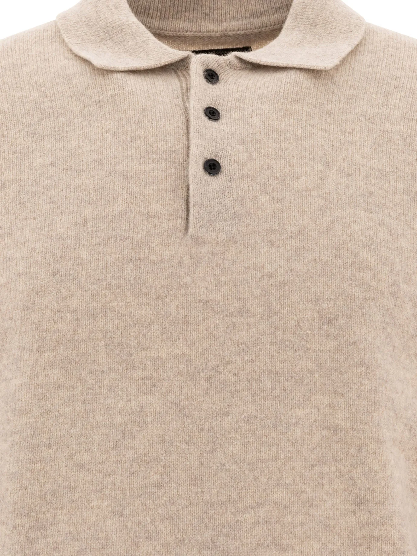 Wool Polo Shirt Polo Shirts Beige sold by Wanan Luxury product image thumbnail 3