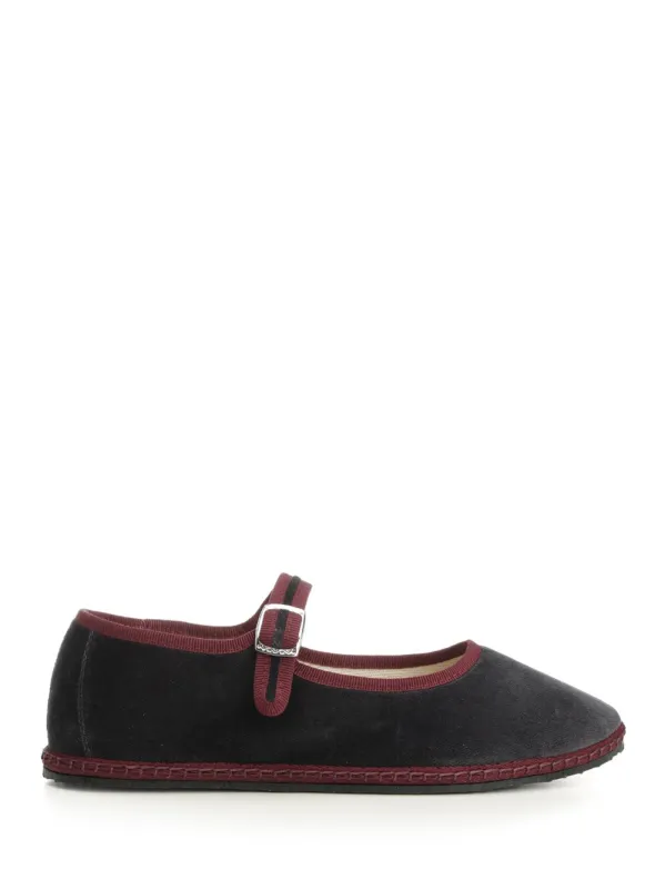 Furlana Mary Jane Scarpe Basse Bordeaux sold by Wanan Luxury