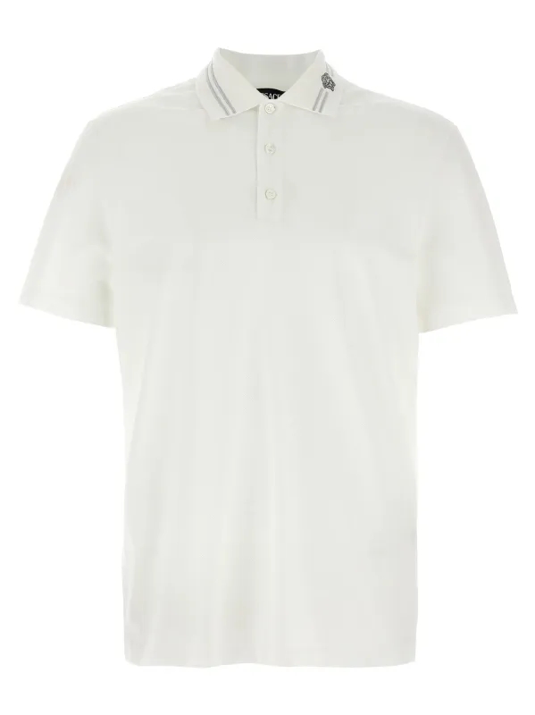 Medusa Embroidery Polo White made by Versace
