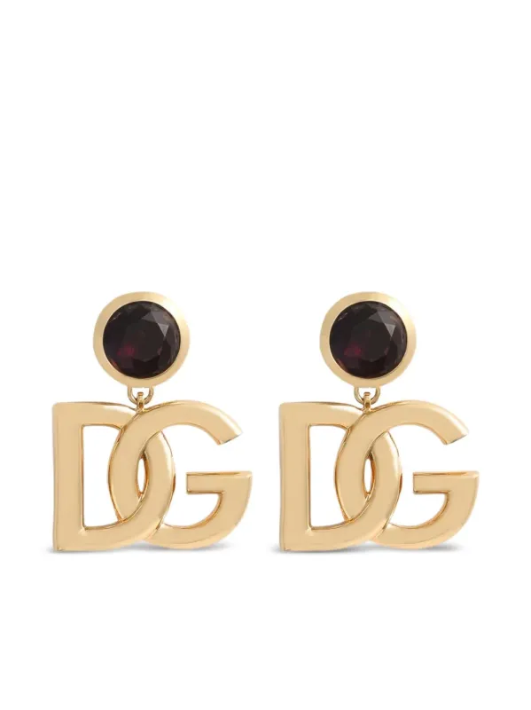 Logo Plaque Earrings sold by Wanan Luxury