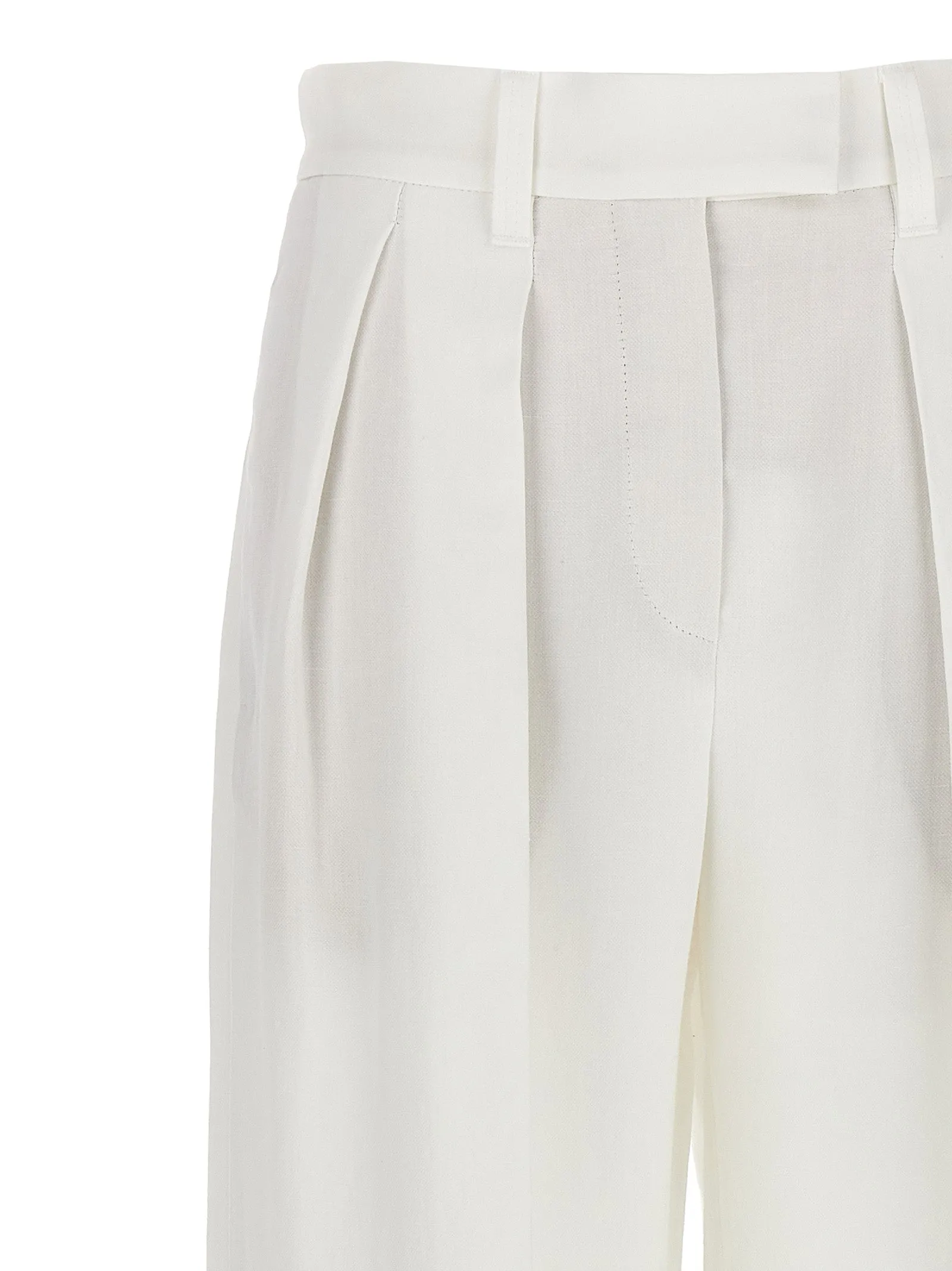 Palazzo Pants White sold by Wanan Luxury product image thumbnail 3