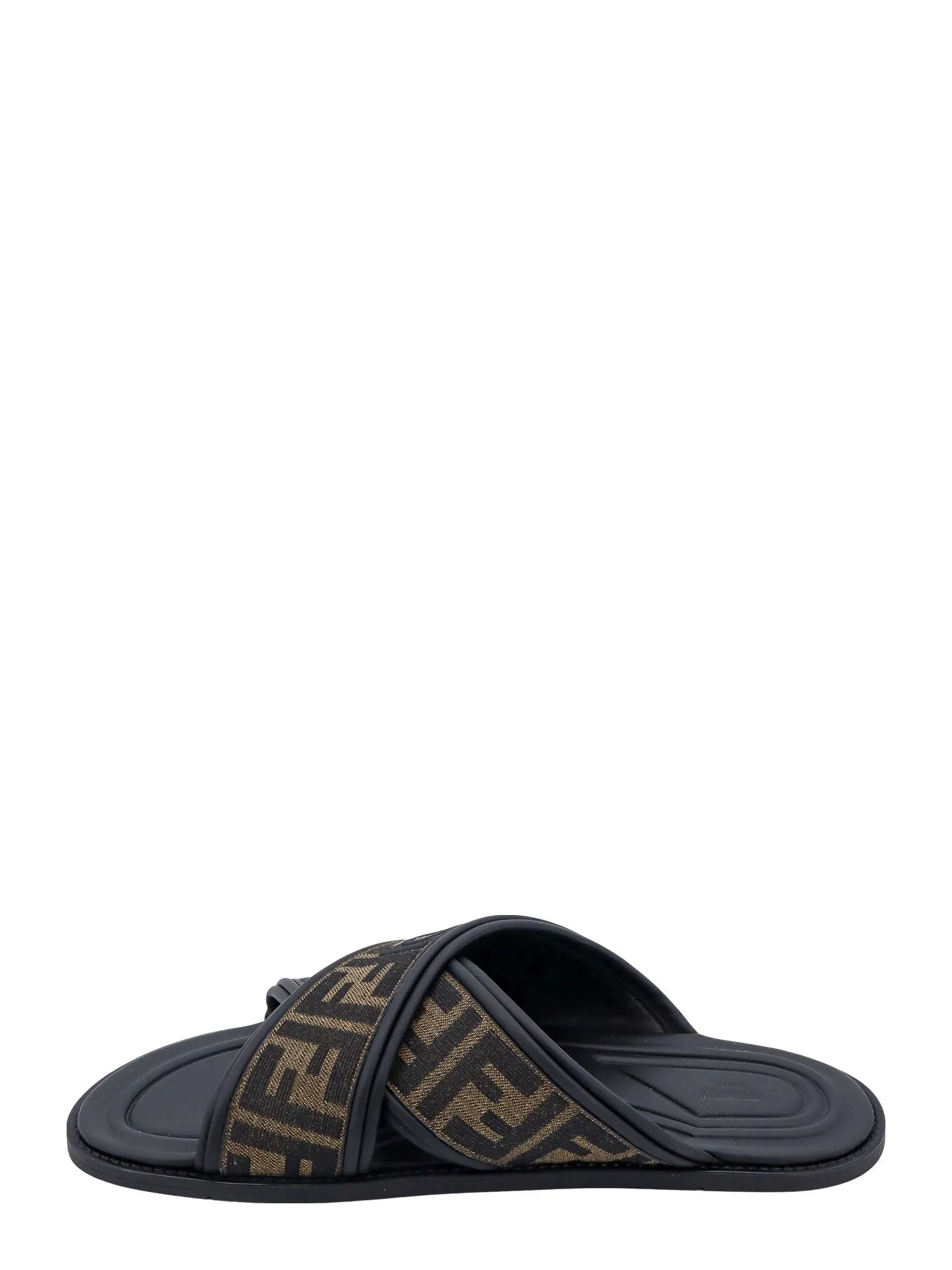 Ff Jacquard Fabric Sandals With Embroidered Logo sold by Wanan Luxury product image thumbnail 2