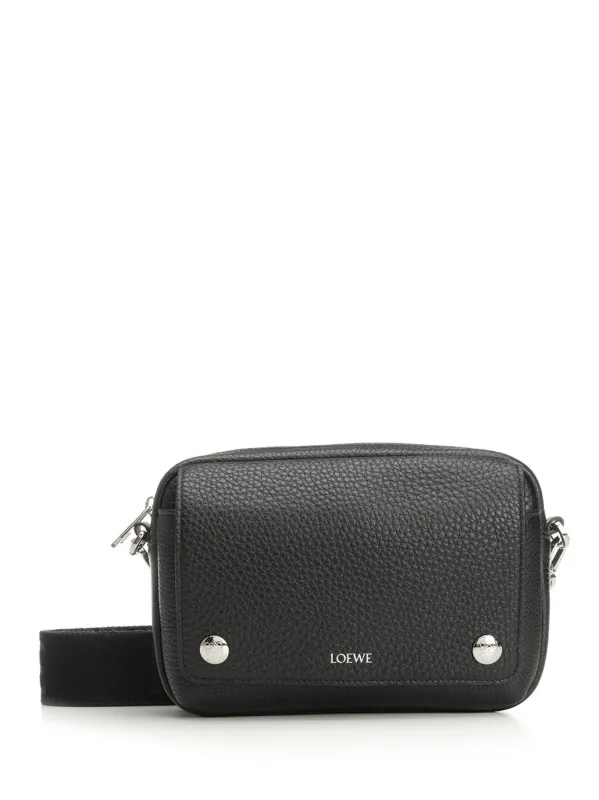 Messenger Pebble Crossbody Bags Black sold by Wanan Luxury