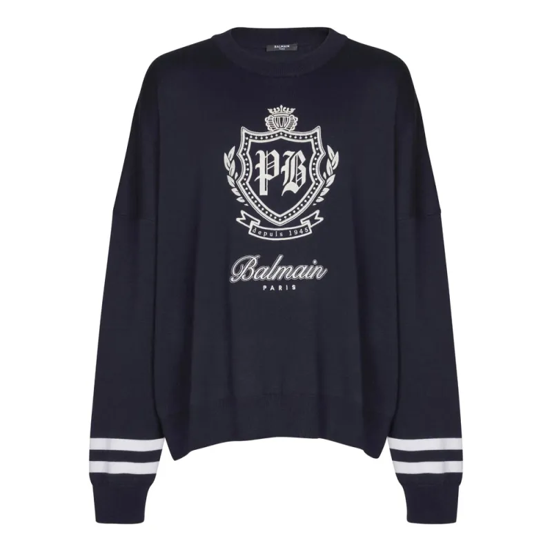 Sweaters Blue made by Balmain