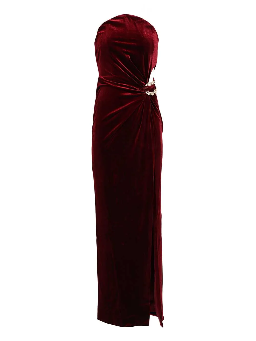 Bandeau Maxi Dress Dresses Bordeaux sold by Wanan Luxury