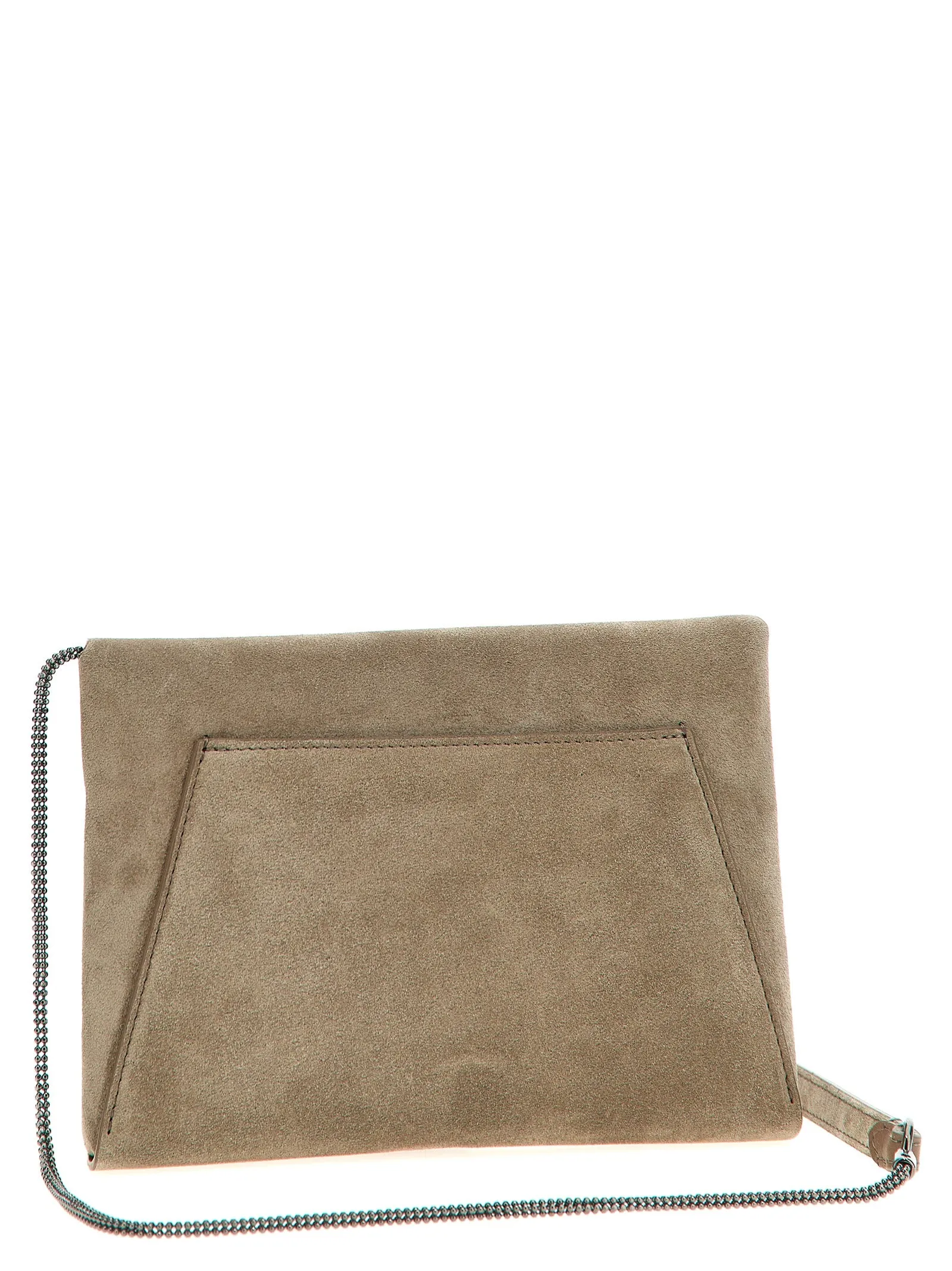 Monile Suede Bag Clutch Gray sold by Wanan Luxury product image thumbnail 2