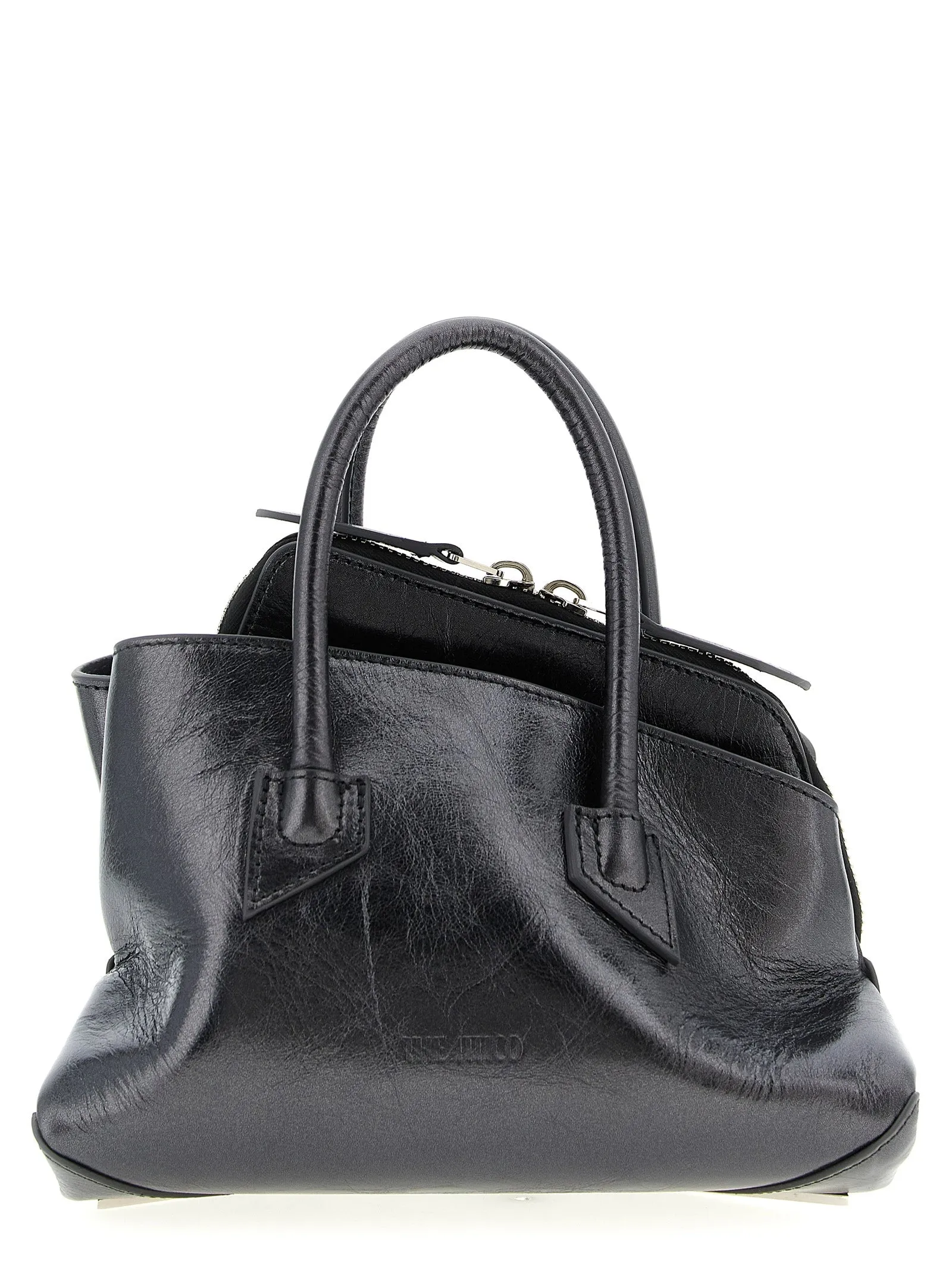 La Passeggiata Mini Hand Bags Gray sold by Wanan Luxury
