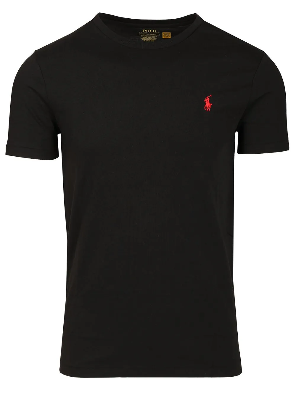 Crew Neck Cotton T-Shirt Black sold by Wanan Luxury