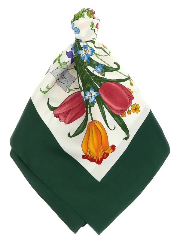 Flora Scarves And Foulards Multicolor sold by Wanan Luxury