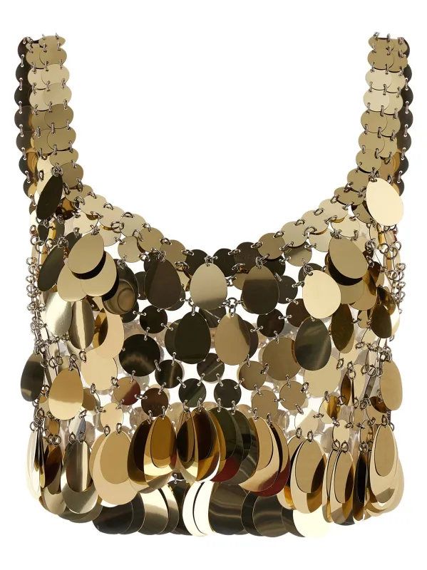 Haut Tops Gold made by Rabanne