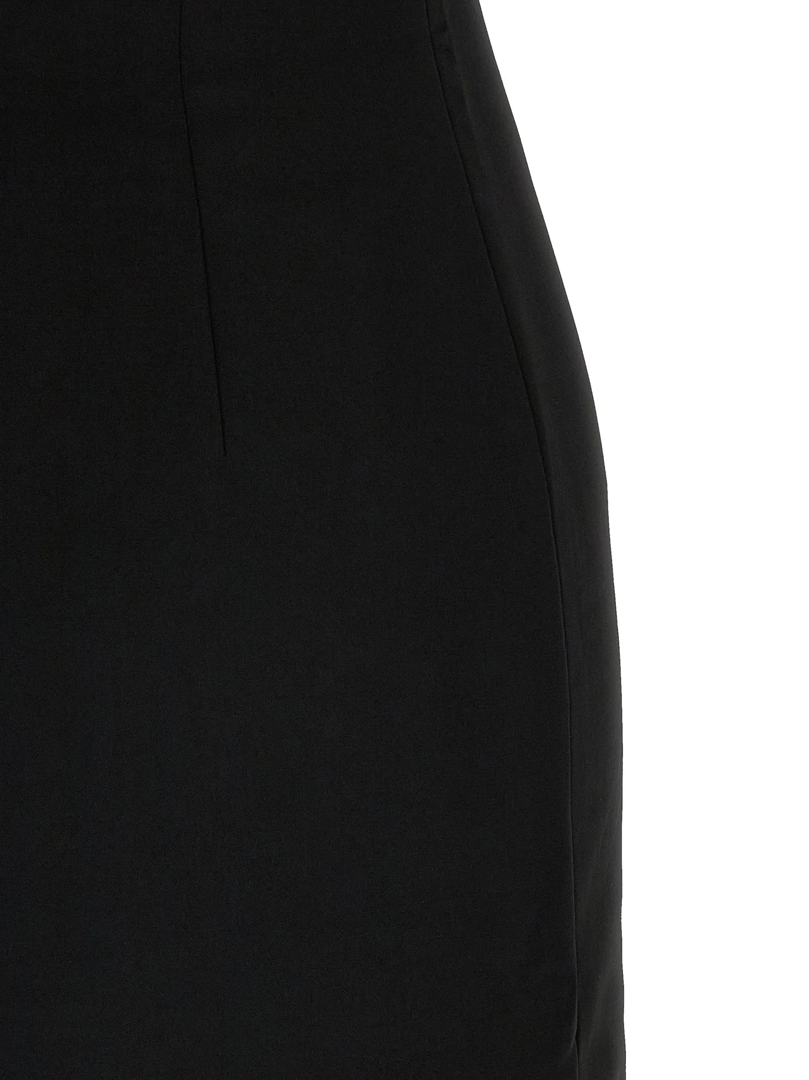 Black CrêPe Flower Maxi Skirts White/Black sold by Wanan Luxury product image thumbnail 4