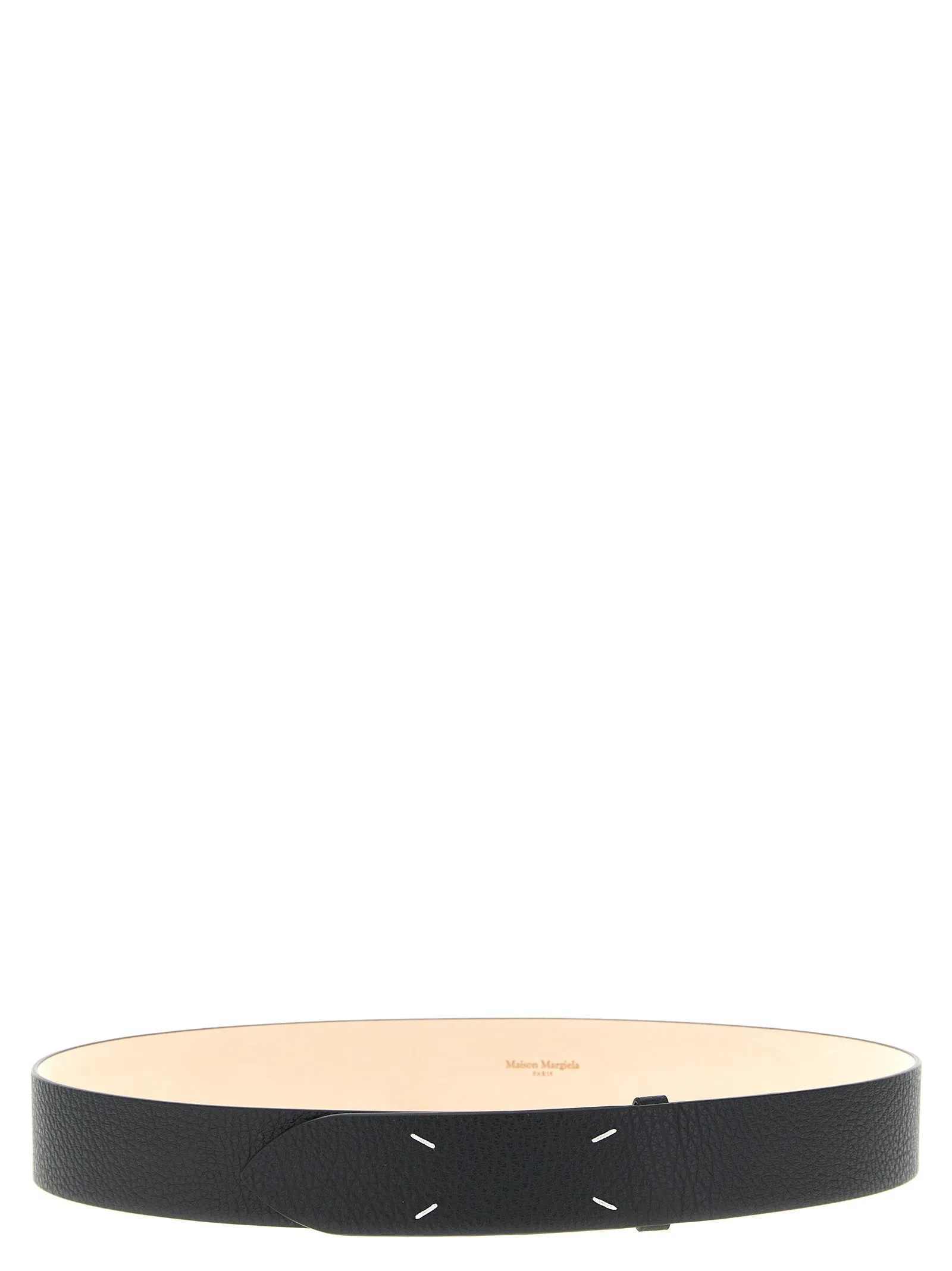 Four Stitches Belts Black sold by Wanan Luxury