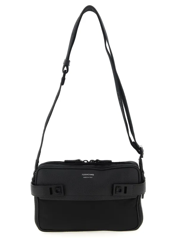 Twins Nylon Crossbody Bags Black sold by Wanan Luxury