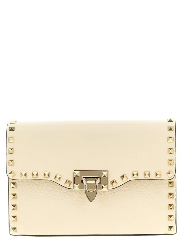 Rockstud Crossbody Bags White sold by Wanan Luxury