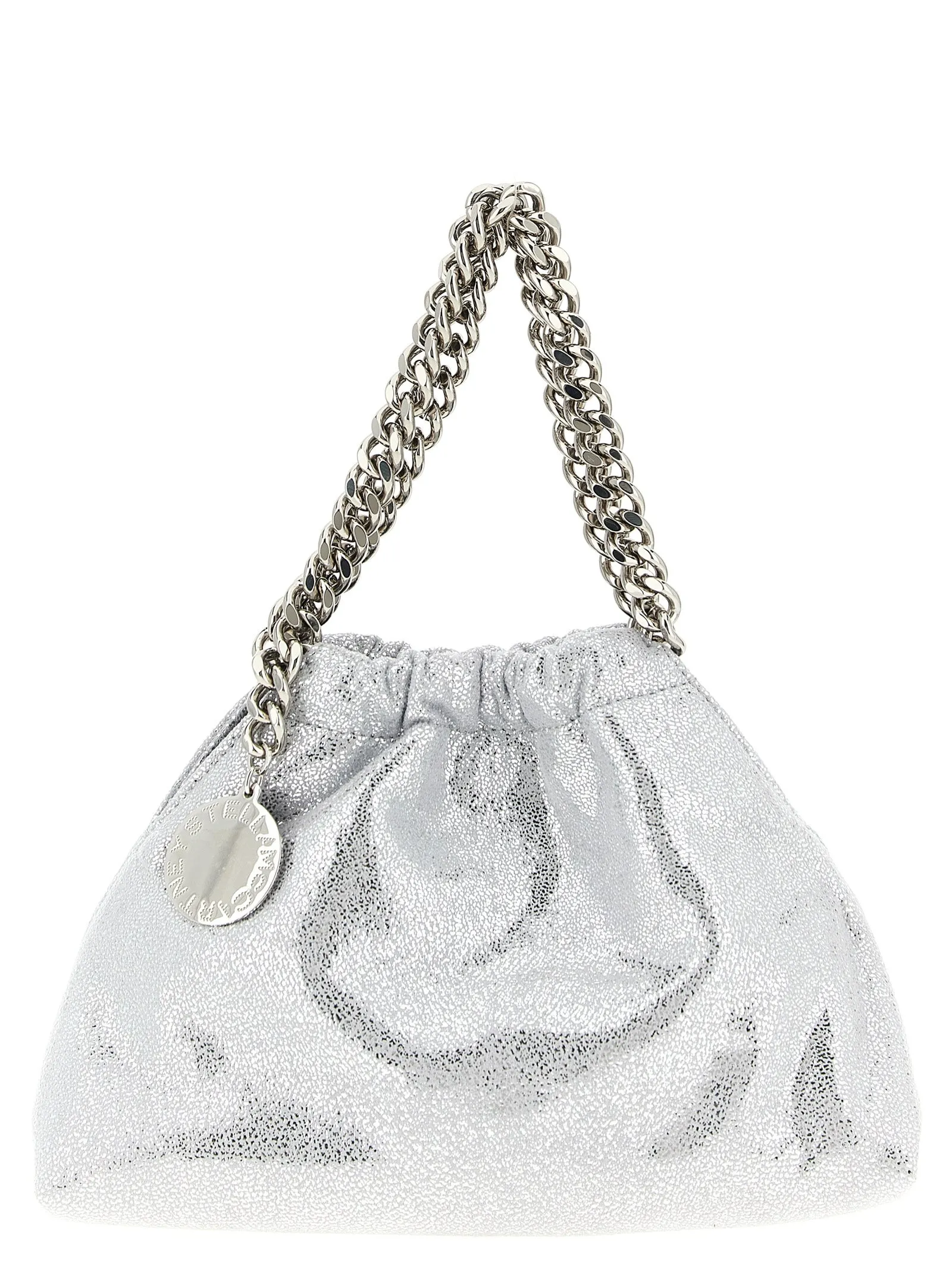 Falabella Mini Drawstring Crossbody Bag Crossbody Bags Silver sold by Wanan Luxury