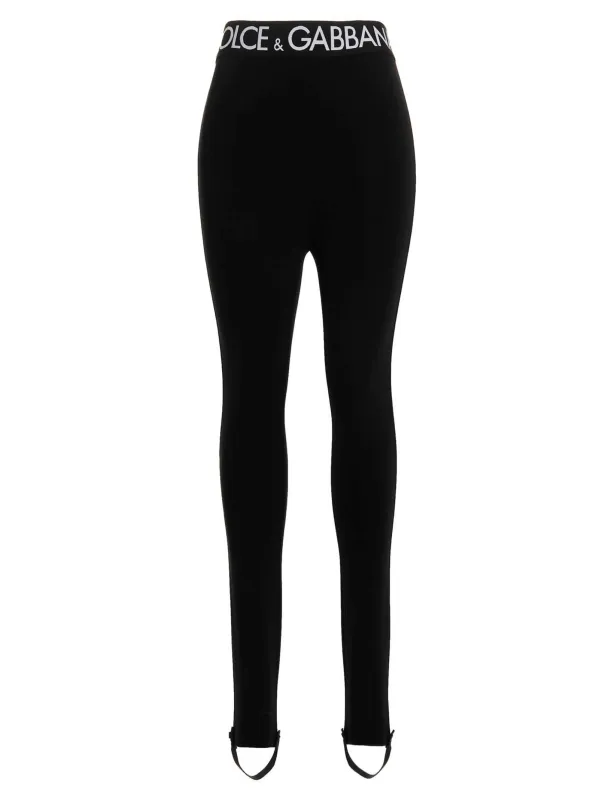 Logo Leggings Black sold by Wanan Luxury