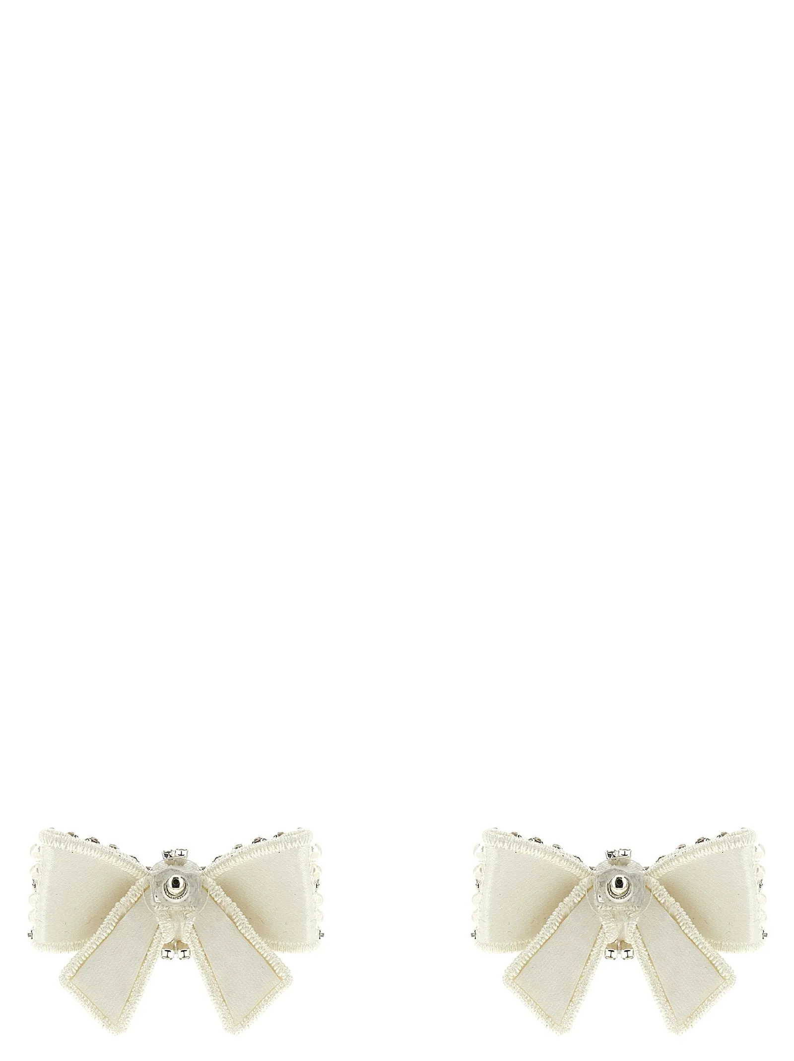 Pearl Satin Bow Jewelry White sold by Wanan Luxury product image thumbnail 2