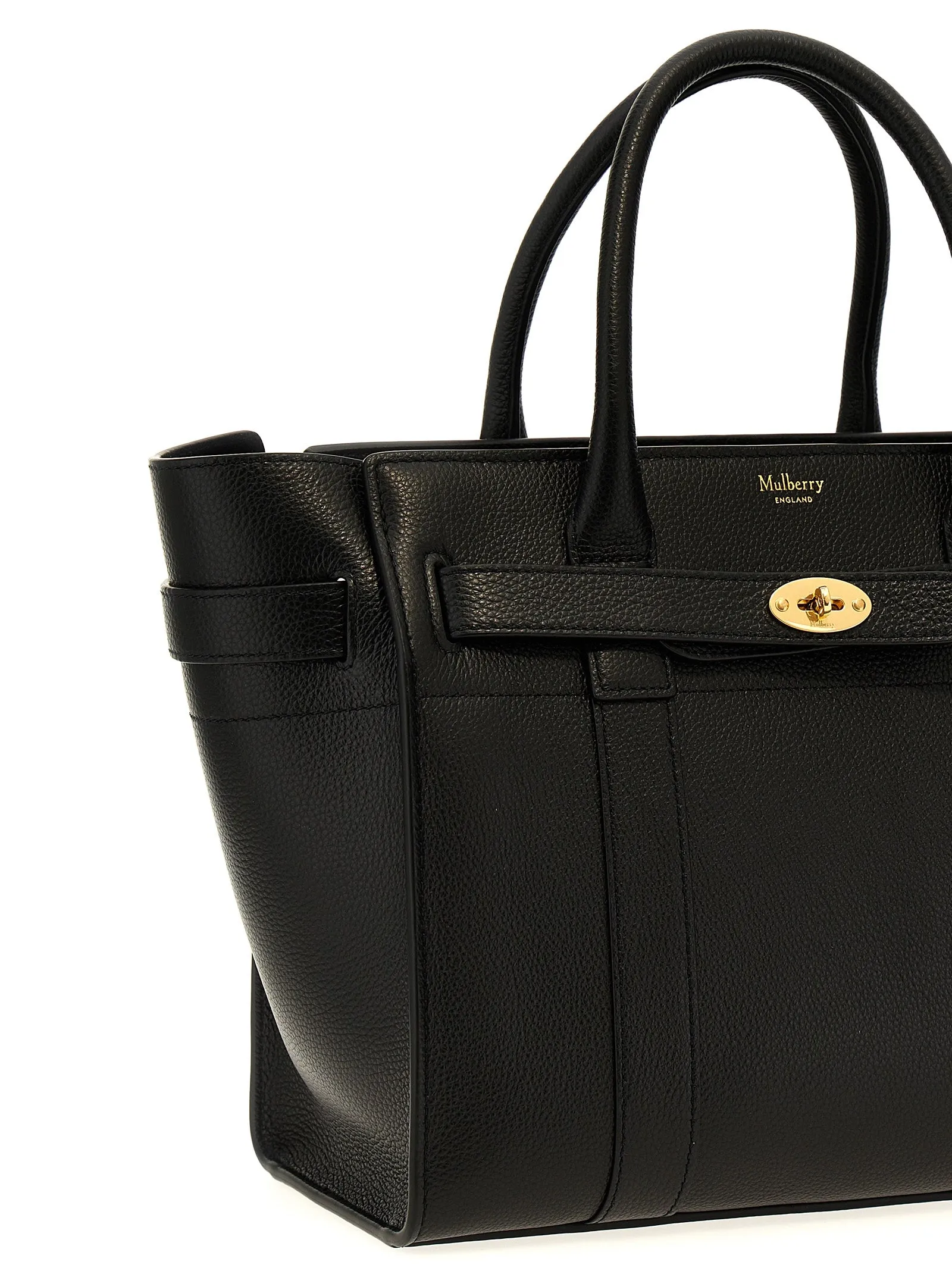 Small Zipped Bayswater Tote Bag Black sold by Wanan Luxury product image thumbnail 3
